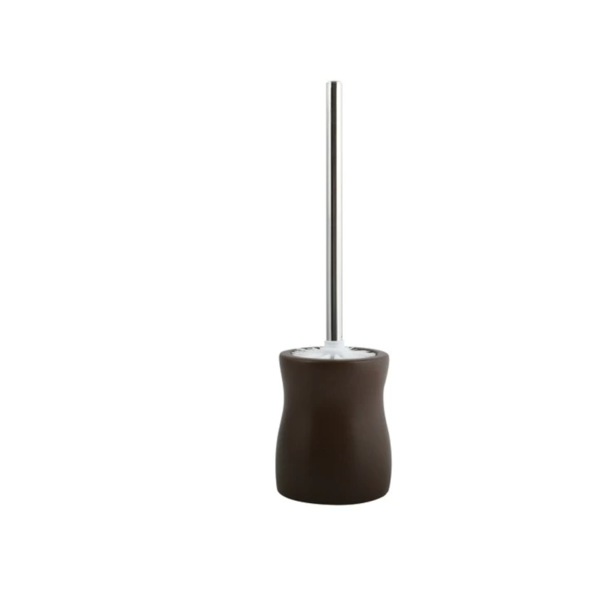 Porta Scopino in ceramica di colore chocolat collezione Athena by CeramicStore | Lo specialista del tuo bagno