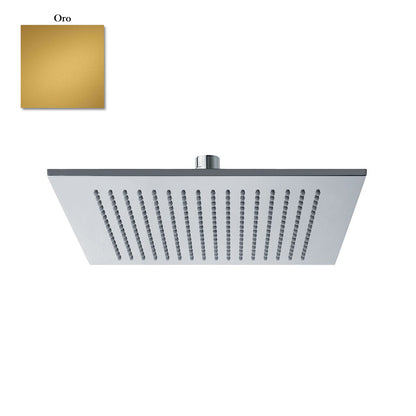 Soffione Parigi 200mm monogetto e ispezionabile oro by CeramicStore | Lo specialista del tuo bagno