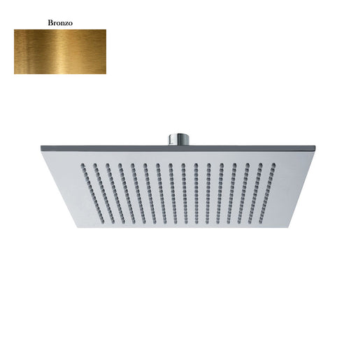 Soffione Parigi 250mm monogetto e ispezionabile bronzo by CeramicStore | Lo specialista del tuo bagno
