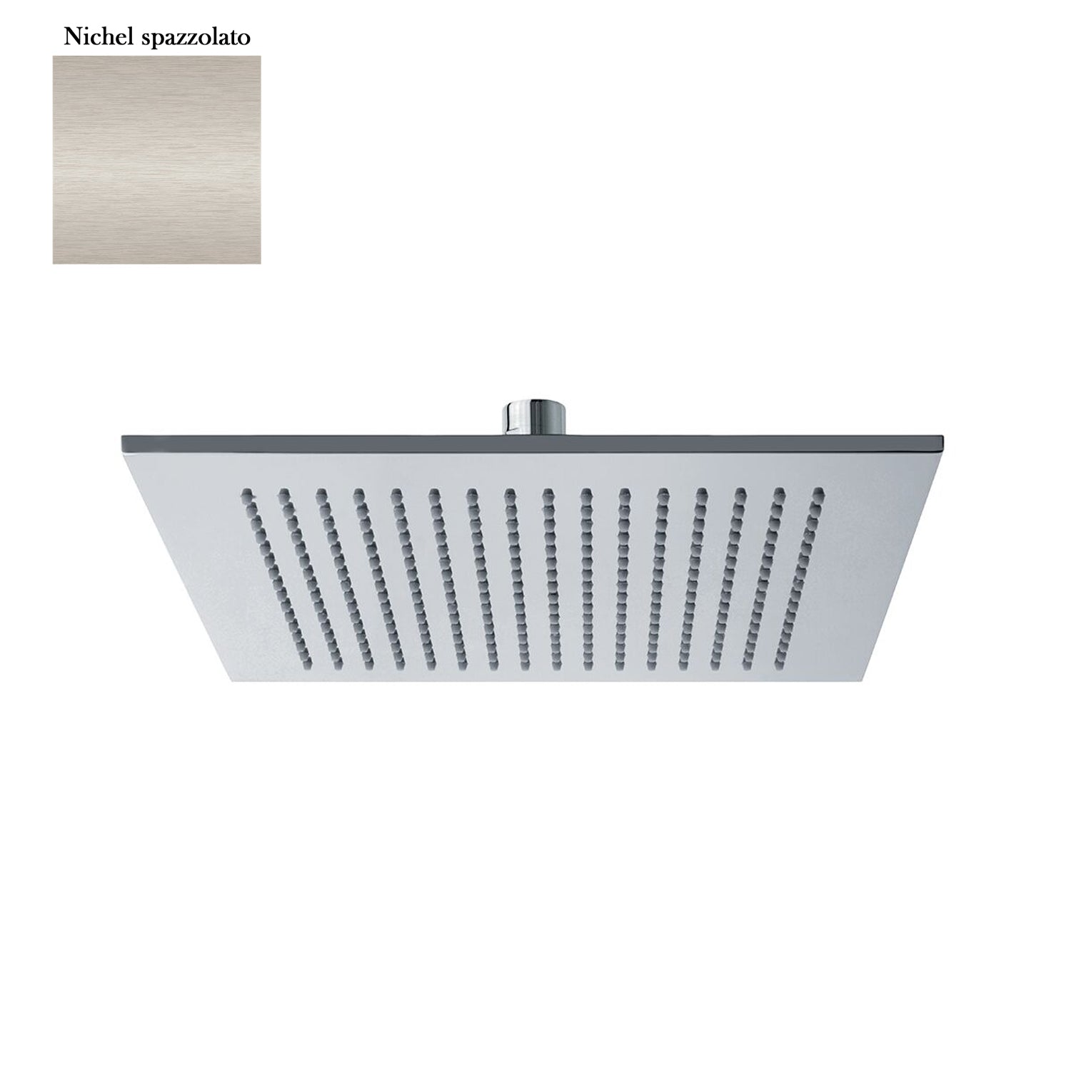 Soffione Parigi 400mm monogetto e ispezionabile nichel by CeramicStore | Lo specialista del tuo bagno