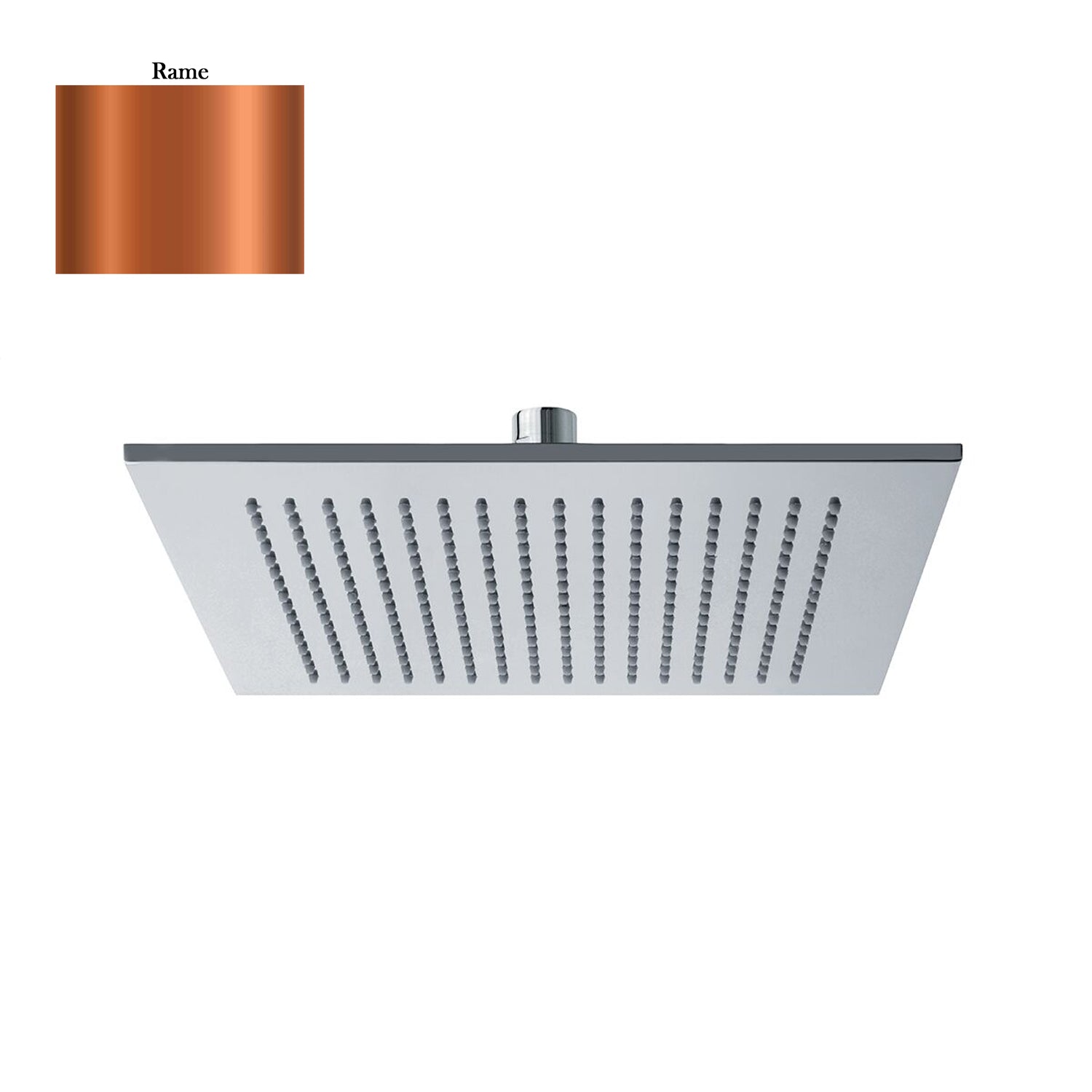 Soffione Parigi 400mm monogetto e ispezionabile rame by CeramicStore | Lo specialista del tuo bagno
