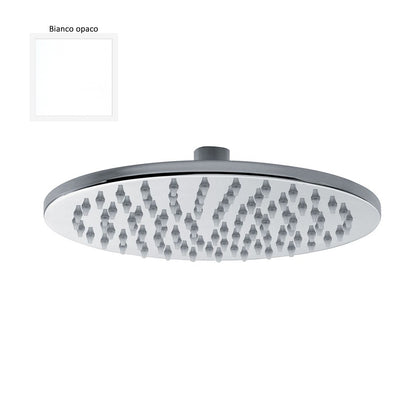 Soffione tondo Linz 200mm monogetto e ispezionabile bianco by CeramicStore | Lo specialista del tuo bagno
