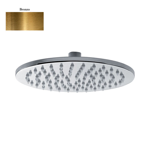 Soffione tondo Linz 200mm monogetto e ispezionabile bronzo by CeramicStore | Lo specialista del tuo bagno