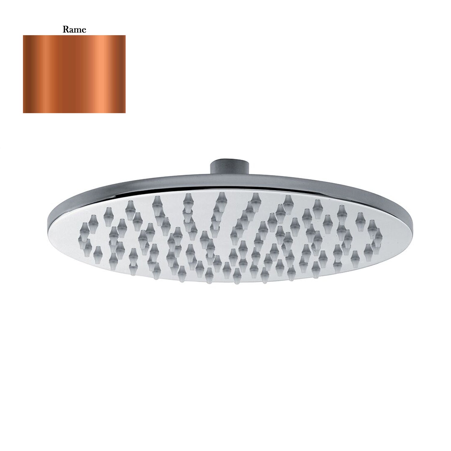 Soffione tondo Linz 300mm monogetto e ispezionabile rame by CeramicStore | Lo specialista del tuo bagno