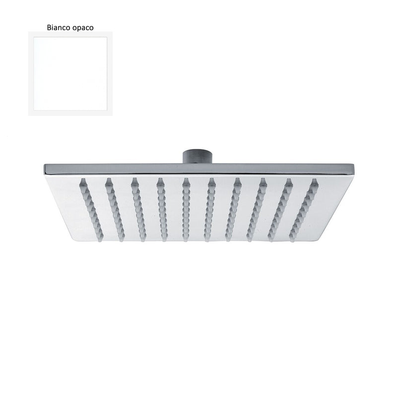 Soffione Calais 200mm monogetto e ispezionabile bianco by CeramicStore | Lo specialista del tuo bagno