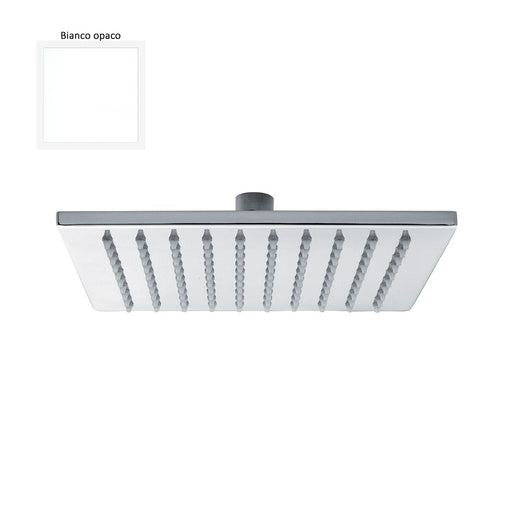 Soffione Calais 200mm monogetto e ispezionabile bianco by CeramicStore | Lo specialista del tuo bagno