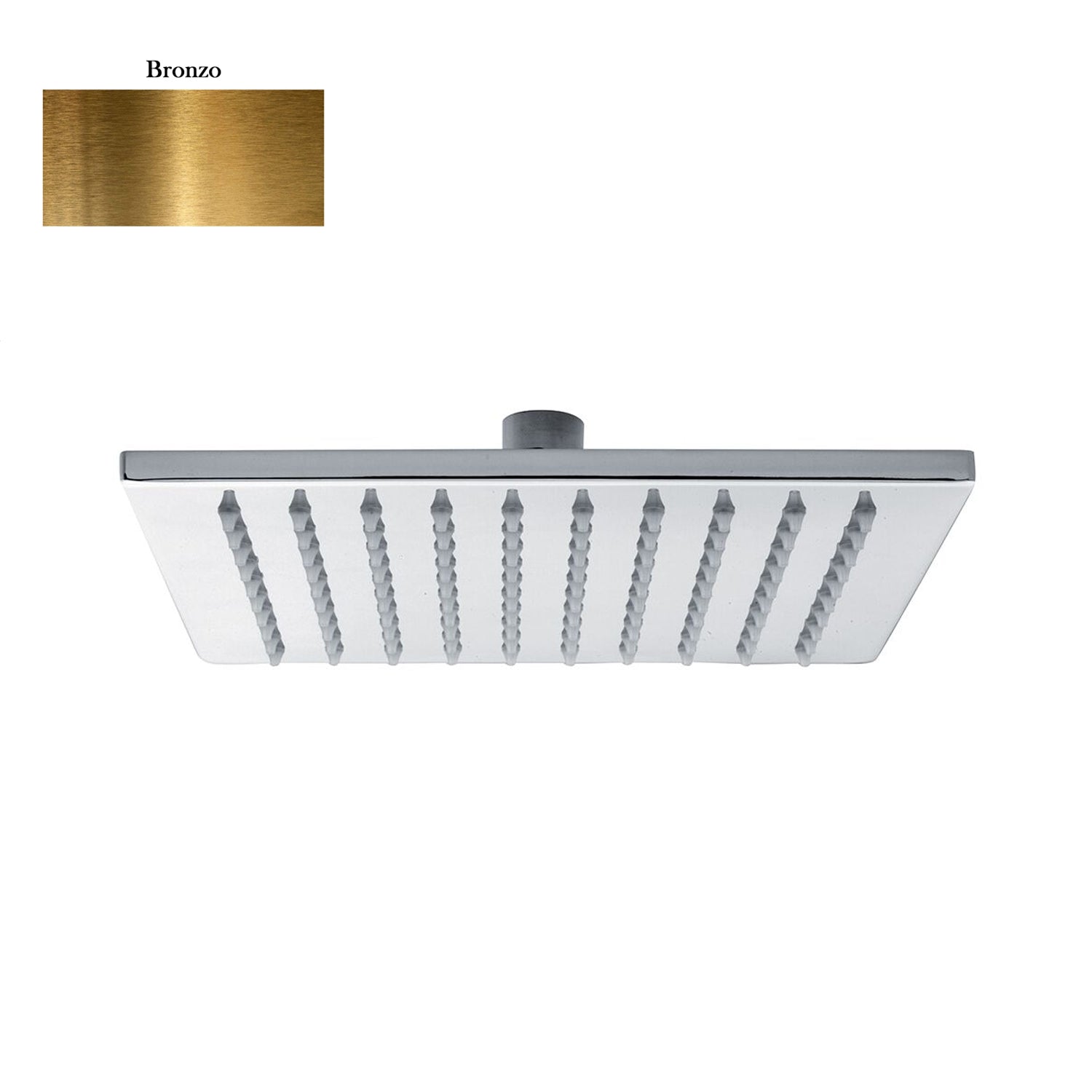 Soffione Calais 200mm monogetto e ispezionabile bronzo by CeramicStore | Lo specialista del tuo bagno