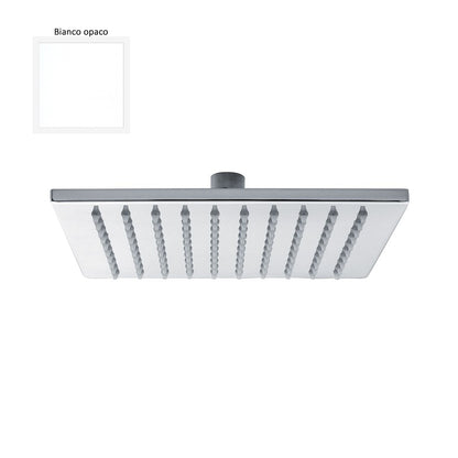 Soffione Calais 250mm monogetto e ispezionabile bianco by CeramicStore | Lo specialista del tuo bagno