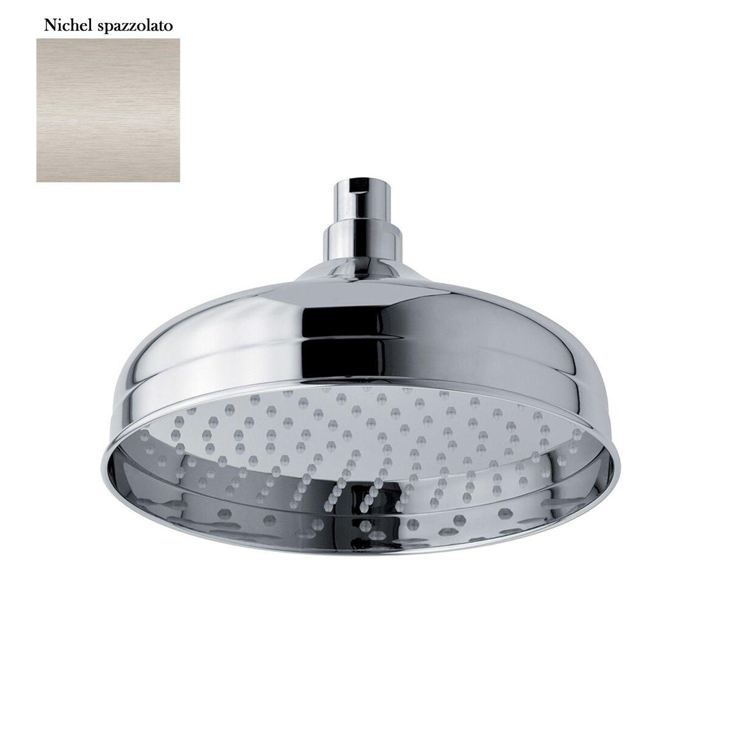 Soffione Lord AC 150mm monogetto e ispezionabile nichel by CeramicStore | Lo specialista del tuo bagno