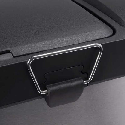 Pattumiera da cucina a pedale in acciaio inox con raccolta differenziata 18L+8L