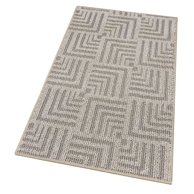 Tappeto da cucina 50x110 in filato di polipropilene e fondo in TPR antiscivolo modello Adelaide colore beige by CeramicStore | Lo specialista del tuo bagno