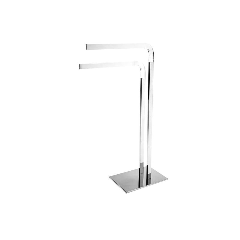 Piantana per il bagno 'Ghost Porta Asciugamani Inox' by Cipi - cm 30x20x81h