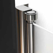 Porta doccia modello Salina a due ante battenti cm 80 in cristallo temperato trasparente by CeramicStore | Lo specialista del tuo bagno