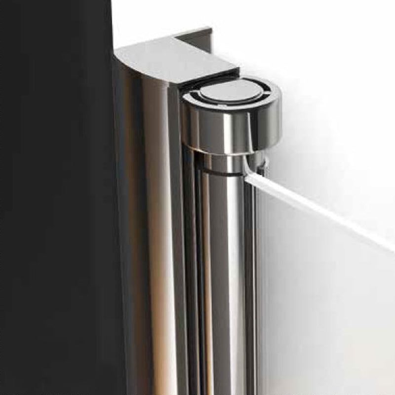 Porta doccia modello Salina a due ante battenti cm 80 in cristallo temperato trasparente by CeramicStore | Lo specialista del tuo bagno