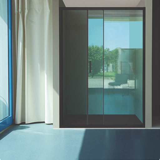 Porta doccia scorrevole 120 cm in cristallo trasparente altezza 195 cm reversibile by CeramicStore | Lo specialista del tuo bagno