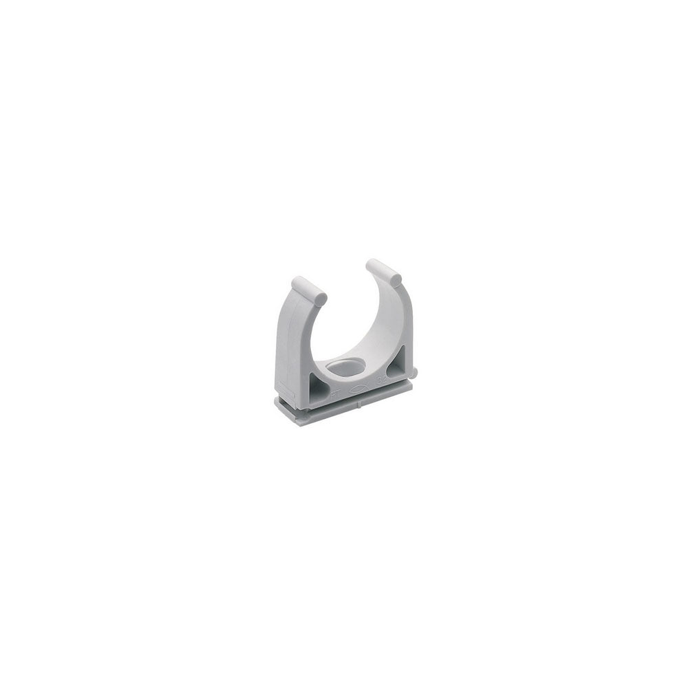 Fissatubi a collare FT Fischer in polimero antiurto grigio diam. 32 by CeramicStore | Lo specialista del tuo bagno