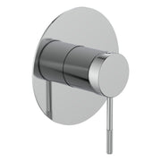 Miscelatore doccia RubiFlux York completo di corpo incasso in ottone, piastra e leva cromati by CeramicStore | Lo specialista del tuo bagno