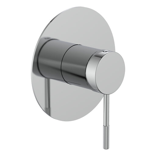 Miscelatore doccia RubiFlux York completo di corpo incasso in ottone, piastra e leva cromati by CeramicStore | Lo specialista del tuo bagno