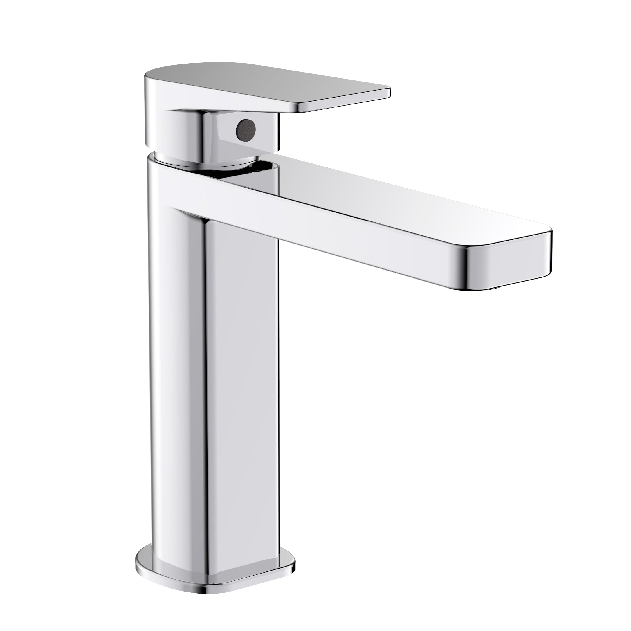 Miscelatore monocomando Lavabo RubiFlux Dock in ottone cromato completo di piletta click clack by CeramicStore | Lo specialista del tuo bagno