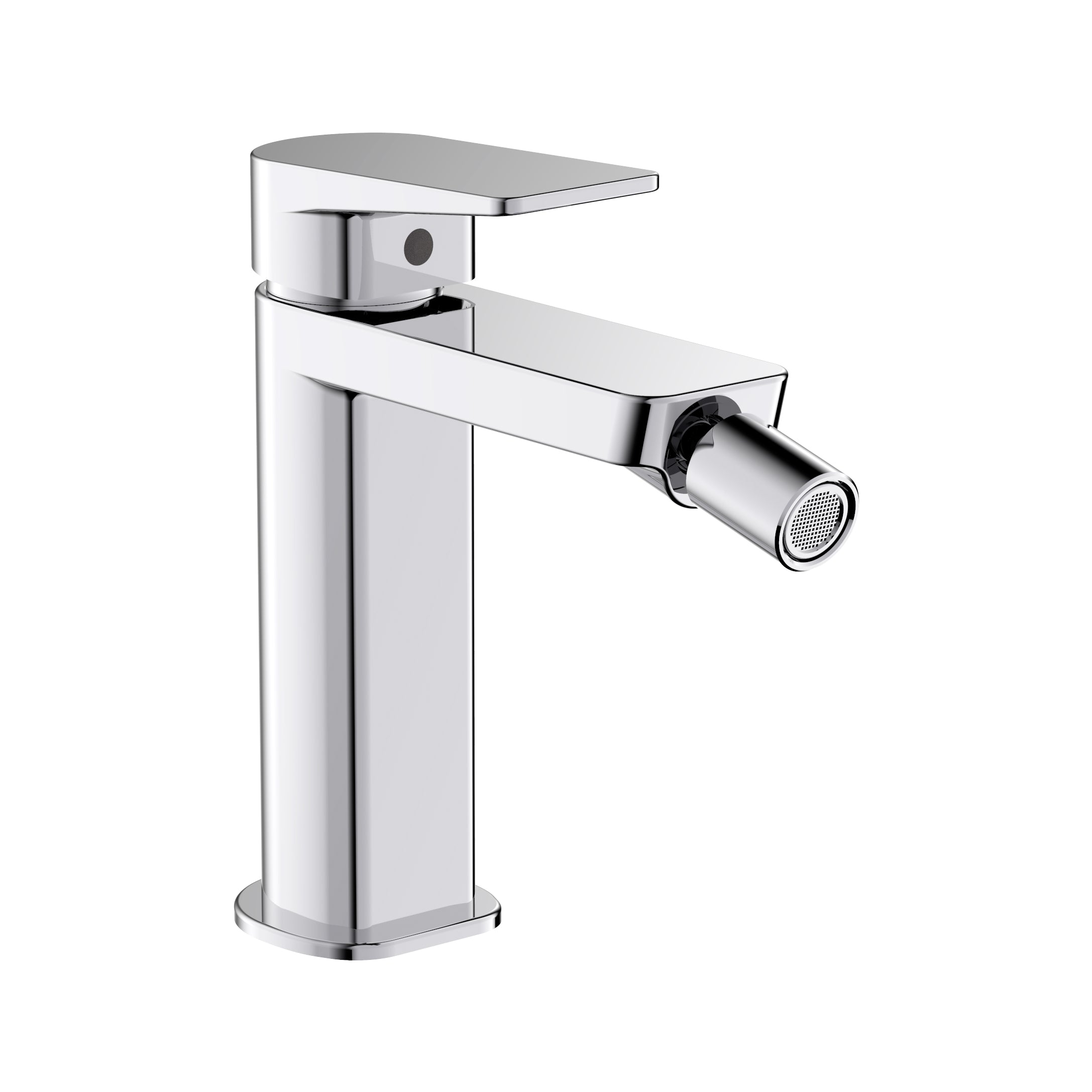 Miscelatore monocomando Bidet RubiFlux Dock in ottone cromato completo di piletta click clack by CeramicStore | Lo specialista del tuo bagno