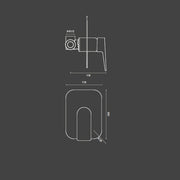 Miscelatore Doccia Dock in ottone cromato completo di corpo incasso by CeramicStore | Lo specialista del tuo bagno