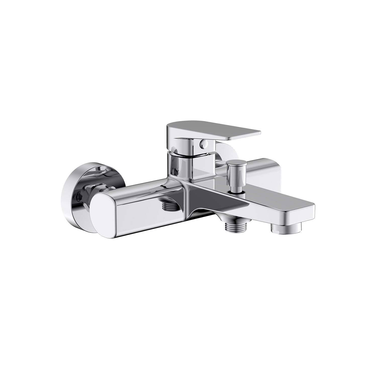 Miscelatore vasca con set doccia duplex Dock in ottone cromato lucido by CeramicStore | Lo specialista del tuo bagno
