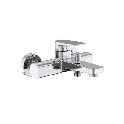 Miscelatore vasca con set doccia duplex Dock in ottone cromato lucido by CeramicStore | Lo specialista del tuo bagno