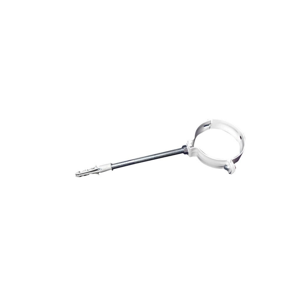 Collare verniciato bianco diam. 100 per fissaggio di tubi fumo by CeramicStore | Lo specialista del tuo bagno
