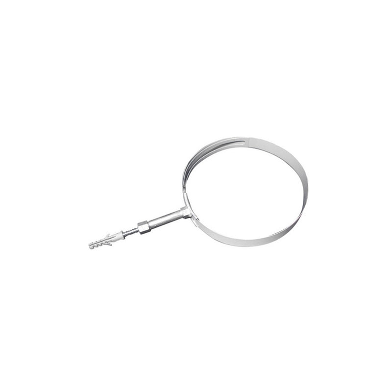 Collare a regolazione variabile per tubi fumo verniciato bianco diam. 80-140 by CeramicStore | Lo specialista del tuo bagno