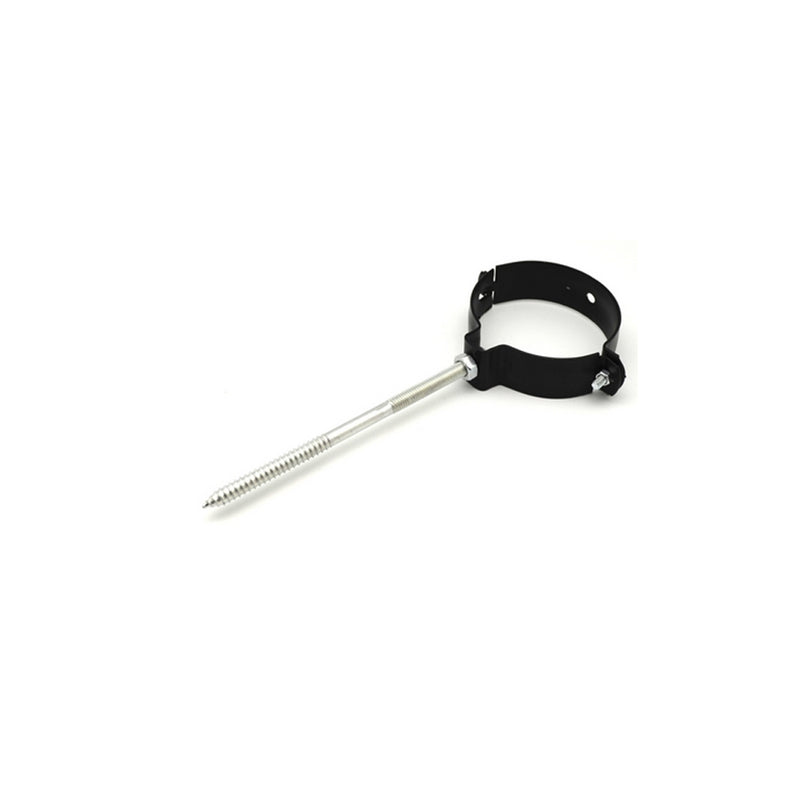 Collare verniciato nero diam. 80 per fissaggio di tubi fumo by CeramicStore | Lo specialista del tuo bagno