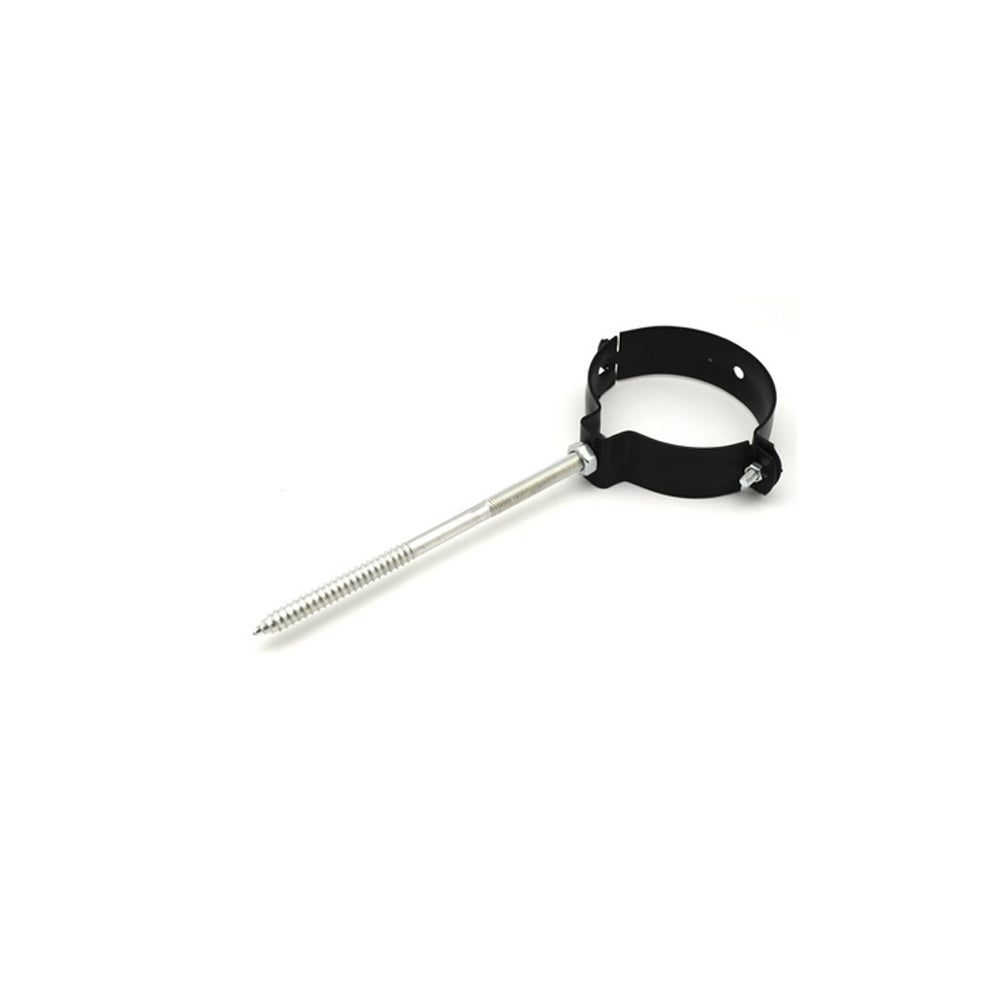 Collare verniciato nero diam. 100 per fissaggio di tubi fumo by CeramicStore | Lo specialista del tuo bagno