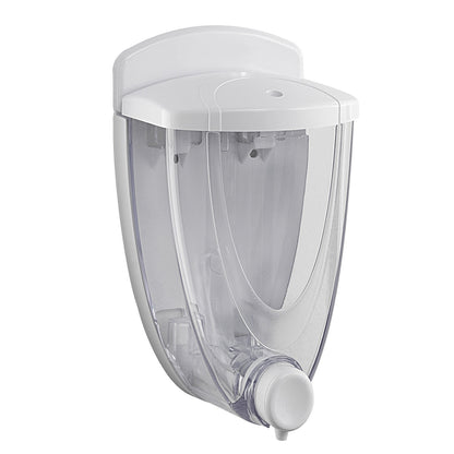 Distributore sapone a parete Gedy modello Torpedo da 300 ml - Bianco by CeramicStore | Lo specialista del tuo bagno
