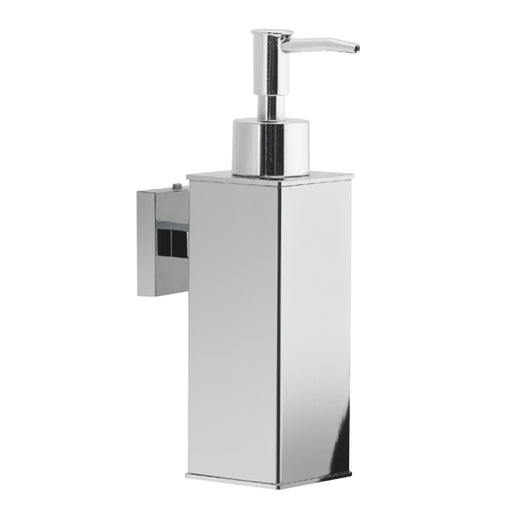 Dosasapone squadrato modello Seal di Gedy in Acciaio Inox AISI 304 - Cromato by CeramicStore | Lo specialista del tuo bagno