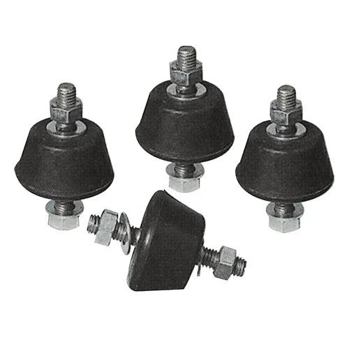 4 pz antivibranti per staffe hxl 22x39 mm