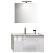 Mobile bagno sospeso modello Onik Bianco by CeramicStore | Lo specialista del tuo bagno