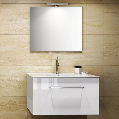 Mobile bagno sospeso modello Onik Bianco by CeramicStore | Lo specialista del tuo bagno
