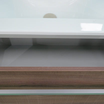 Mobile bagno sospeso modello Onik Noce Tranchà¨ by CeramicStore | Lo specialista del tuo bagno