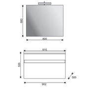 Mobile bagno sospeso modello Eleo by CeramicStore | Lo specialista del tuo bagno