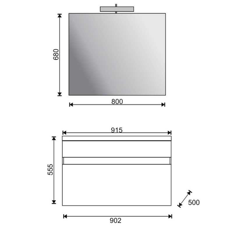 Mobile bagno sospeso modello Eleo by CeramicStore | Lo specialista del tuo bagno
