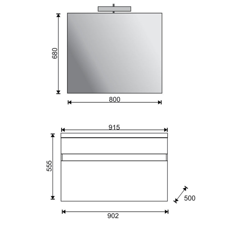 Mobile bagno sospeso modello Eleo by CeramicStore | Lo specialista del tuo bagno