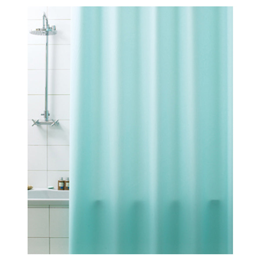 Tenda per doccia in vinile 100% Pvc riciclabile. Colore Verde Acqua Dimensioni cm 180x200h by CeramicStore | Lo specialista del tuo bagno