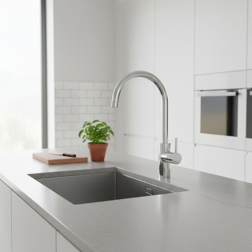 Miscelatore Monocomando Lavello Serie Eurosmart Grohe Cromato by CeramicStore | Lo specialista del tuo bagno