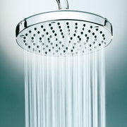 Soffione doccia in ottone diam. cm 25 Bossini Oki a un getto con kit duplex doccia Zen con flessibile Cromolux by CeramicStore | Lo specialista del tuo bagno