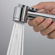 Kit miscelatore monocomando 1 via, placca murale, supporto doccia e doccino Paloma in Abs con flessibile in ottone by CeramicStore | Lo specialista del tuo bagno