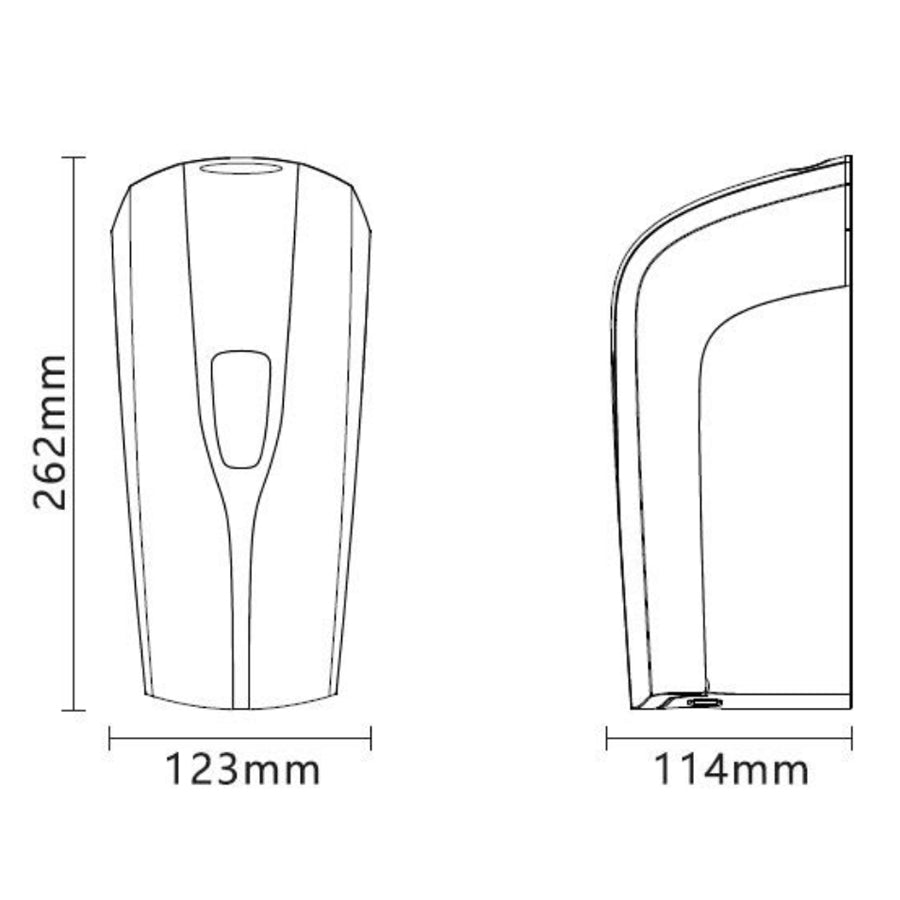 Distributore automatico di sapone o igienizzante liquido modello Dallas by CeramicStore | Lo specialista del tuo bagno