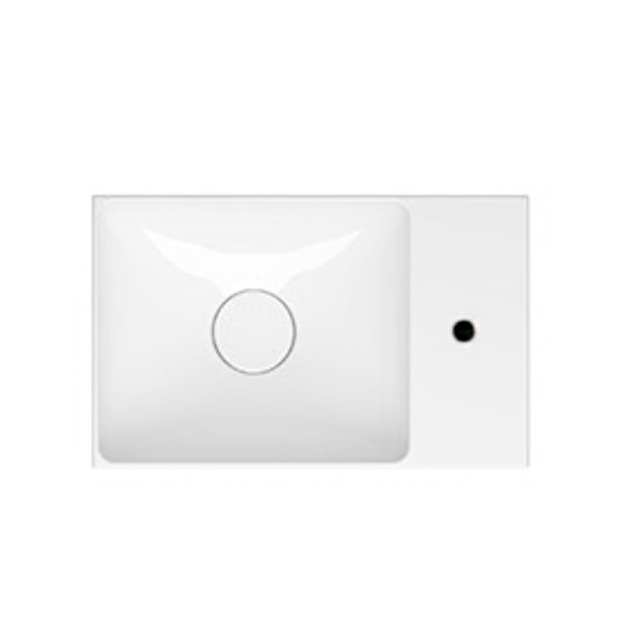 Lavabo cm 30x20x14h. Installazione da appoggio o sospesa. Completo di fissaggi. In ceramica bianca by CeramicStore | Lo specialista del tuo bagno