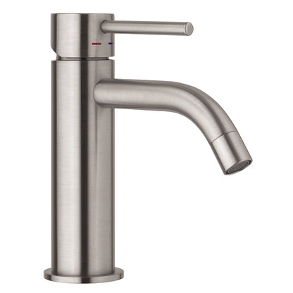 Paffoni miscelatore lavabo in ottone finitura Steel Looking effetto acciaio. Light Exclusive Edition by CeramicStore | Lo specialista del tuo bagno