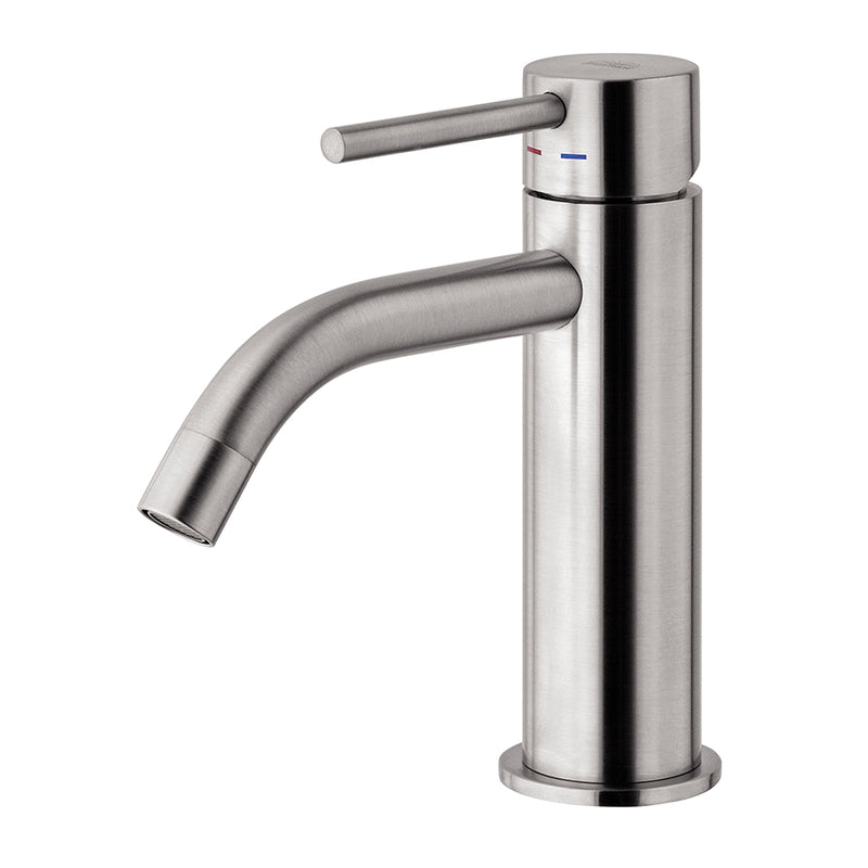 Paffoni miscelatore lavabo in ottone finitura Steel Looking effetto acciaio. Light Exclusive Edition by CeramicStore | Lo specialista del tuo bagno