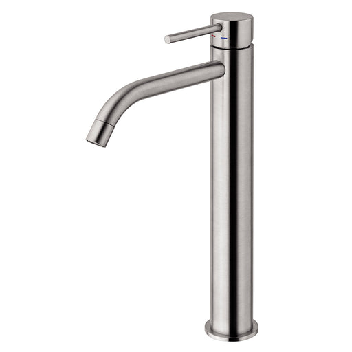 Paffoni miscelatore lavabo alto in ottone finitura Steel Looking effetto acciaio. Light Exclusive Edition by CeramicStore | Lo specialista del tuo bagno