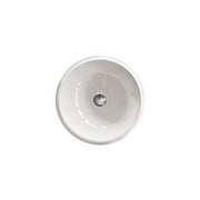 Lavandino tondo in ceramica bianca di Althea modello Kali. Installazione da appoggio. Misure cm 40x40
